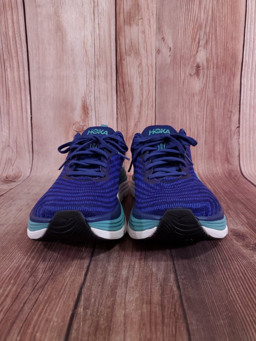 *READ* Hoka One One Gaviota 5 Womens 10 B Blue Running Shoes Sneakers 1134235 - Picture 6 of 15